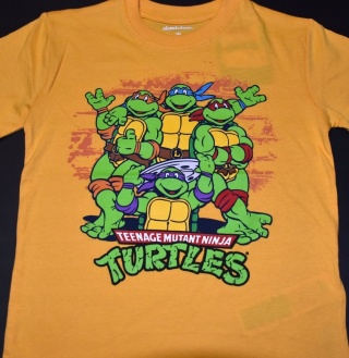 T-shirt koszulka dziecięca WOJOWNICZE ŻÓŁWIE NINJA bluzeczka chłopięca 128