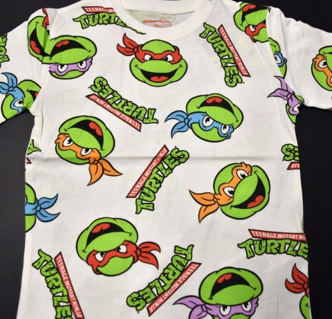 T-shirt koszulka dziecięca WOJOWNICZE ŻÓŁWIE NINJA bluzeczka chłopięca 134