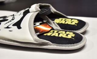 Kapcie dziecięce wsuwane miękkie STAR WARS SZTURMOWIEC 32