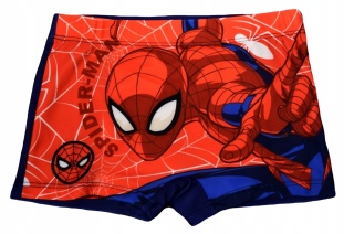Kąpielówki bokserki dziecięce SPIDERMAN majtki kąpielowe basenowe 110/116