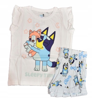 Piżama Bingo i Bluey dziecięca letnia bawełniana dziewczęca piesek 92