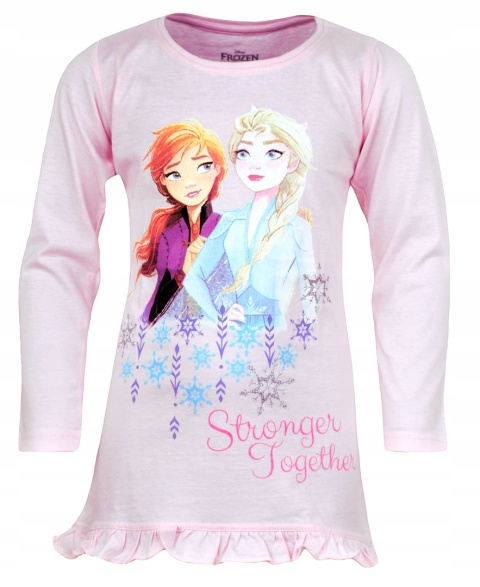 Piżama KRAINA LODU FROZEN koszula nocna bawełniana BROKAT 98