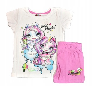 Piżama POOPSIE dziecięca letnia bawełniana dziewczęca 98