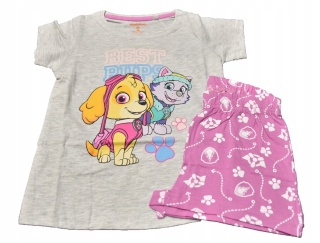 Piżama PSI PATROL SKYE dziecięca letnia bawełniana dziewczęca 116