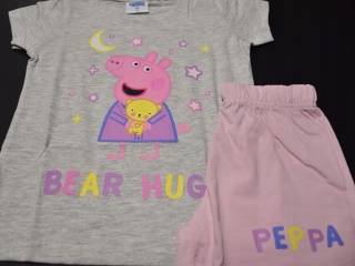 Piżama ŚWINKA PEPPA dziecięca letnia bawełniana dziewczęca 116