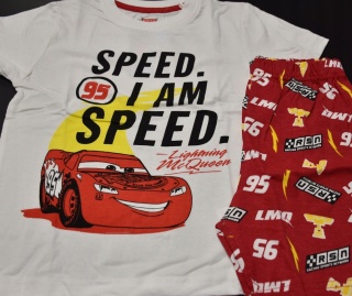 Piżama dziecięca AUTA ZYGZAK MCQUEEN piżamka chłopięca bawełniana 128