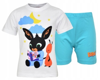 Piżama dziecięca KRÓLIK BING chłopięca letnia bawełniana 110
