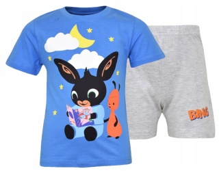 Piżama dziecięca KRÓLIK BING chłopięca letnia bawełniana 116