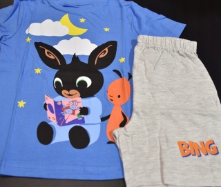 Piżama dziecięca KRÓLIK BING chłopięca letnia bawełniana 116