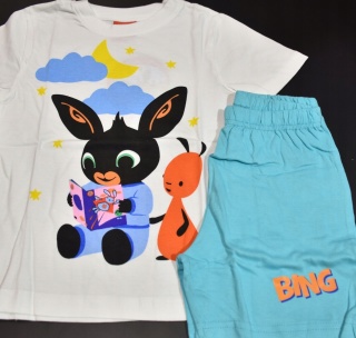 Piżama dziecięca KRÓLIK BING chłopięca letnia bawełniana 116
