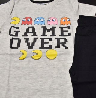 Piżama dziecięca PAC-MAN piżamka chłopięca letnia bawełniana 122
