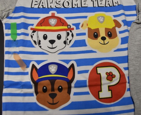 Piżama dziecięca PSI PATROL piżamka chłopięca letnia 122 II GATUNEK