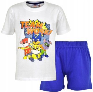 Piżama dziecięca PSI PATROL piżamka chłopięca letnia bawełniana 122/128