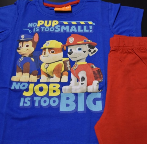 Piżama dziecięca PSI PATROL piżamka chłopięca letnia bawełniana 122