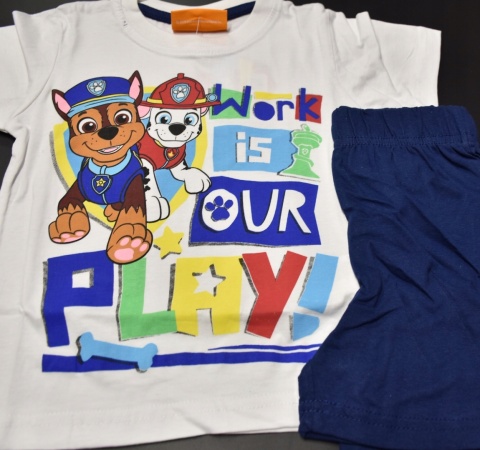 Piżama dziecięca PSI PATROL piżamka chłopięca letnia bawełniana 122