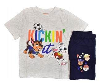 Piżama dziecięca PSI PATROL piżamka chłopięca letnia bawełniana 128