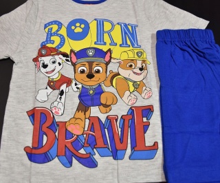 Piżama dziecięca PSI PATROL piżamka chłopięca letnia bawełniana 128