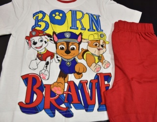 Piżama dziecięca PSI PATROL piżamka chłopięca letnia bawełniana 128