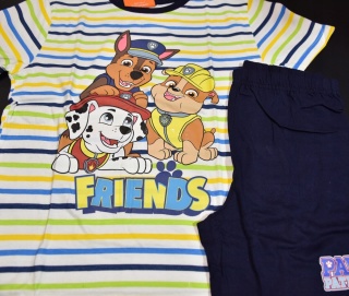 Piżama dziecięca PSI PATROL piżamka chłopięca letnia bawełniana 128