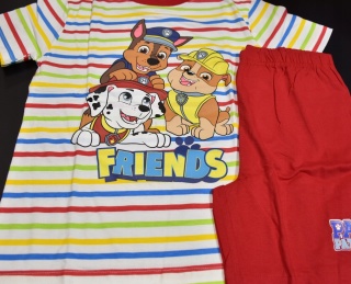 Piżama dziecięca PSI PATROL piżamka chłopięca letnia bawełniana 128