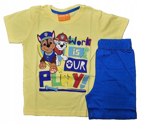 Piżama dziecięca PSI PATROL piżamka chłopięca letnia bawełniana 98