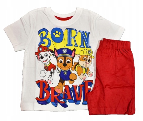 Piżama dziecięca PSI PATROL piżamka chłopięca letnia bawełniana 98