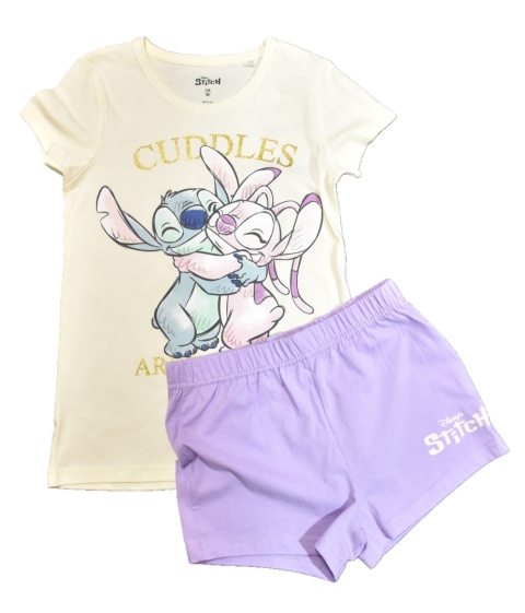 Piżama dziecięca letnia STITCH ANDZIA dziewczęca bawełniana STICZ ANGEL 134
