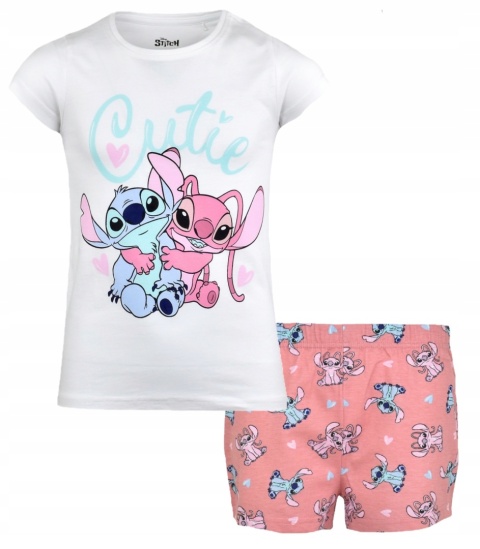 Piżama dziecięca letnia STITCH ANDZIA dziewczęca bawełniana STICZ ANGEL 134