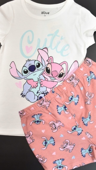Piżama dziecięca letnia STITCH ANDZIA dziewczęca bawełniana STICZ ANGEL 134