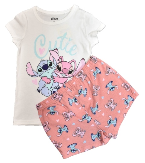 Piżama dziecięca letnia STITCH ANDZIA dziewczęca bawełniana STICZ ANGEL 134