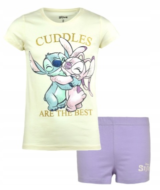 Piżama dziecięca letnia STITCH ANDZIA dziewczęca bawełniana STICZ ANGEL 140