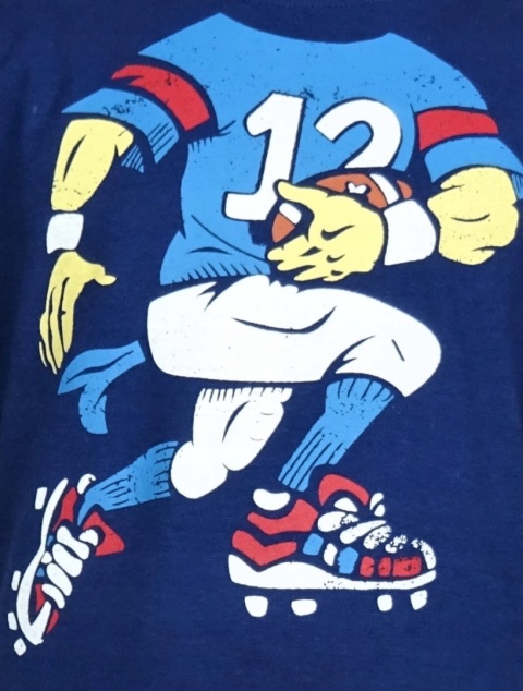 Piżama dziecięca letnia chłopięca RUGBY bawełniana młodzieżowa 146/152