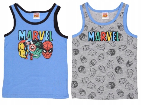 Podkoszulek koszulka AVENGERS t-shirt chłopięcy dziecięcy 2-PAK 110/116