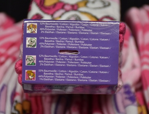 Skarpetki skarpety PSI PATROL SKYE dziecięce bawełniane 4-pak 27-30