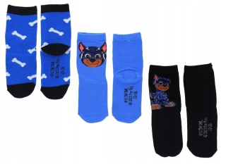 Skarpetki skarpety dziecięce PSI PATROL bawełniane KOSMO PIESKI 3-pak 27-30