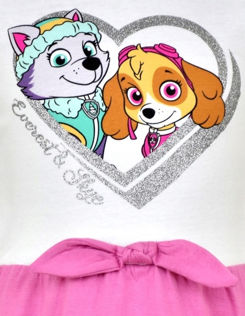 Sukienka dla dziewczynki PSI PATROL SKYE dziecięca bawełniana 128