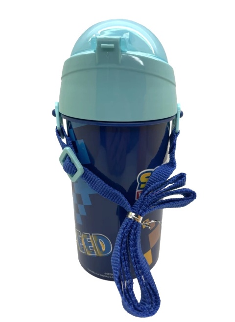 Bidon kubek ze słomką SONIC jeż pasek 500 ml