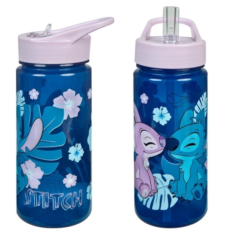 Bidon na wodę Stich kubek ze słomką ustnikiem Stitch i Andzia 500ml