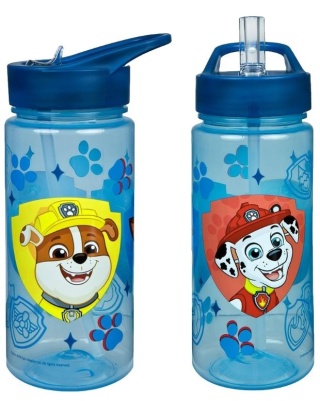 Bidon na wodę kubek ze słomką ustnikiem PSI PATROL Dziecięcy 500ml