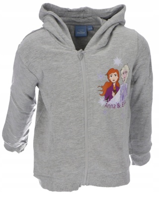 Bluza KRAINA LODU bluza dziecięca FROZEN z kapturem 122/128