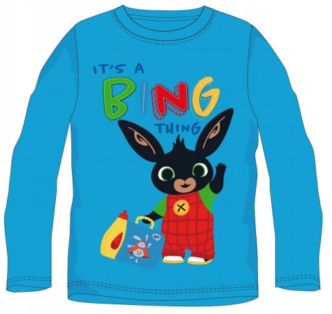 Bluzka t-shirt KRÓLIK BING dziecięca długi rękaw 92