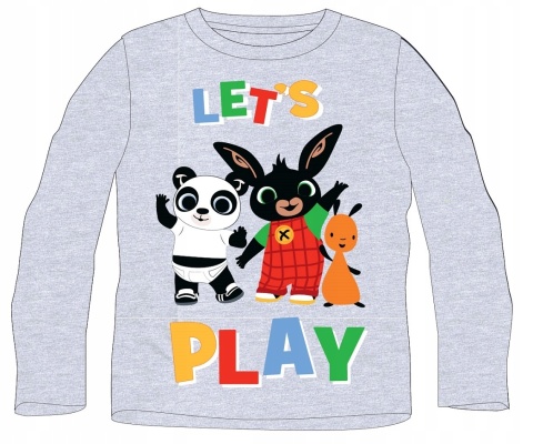 Bluzka t-shirt KRÓLIK BING dziecięca długi rękaw 92