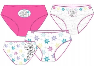 KRAINA LODU FROZEN majtki figi dziewczęce majtki KRAINA LODU 3-pak 128/134