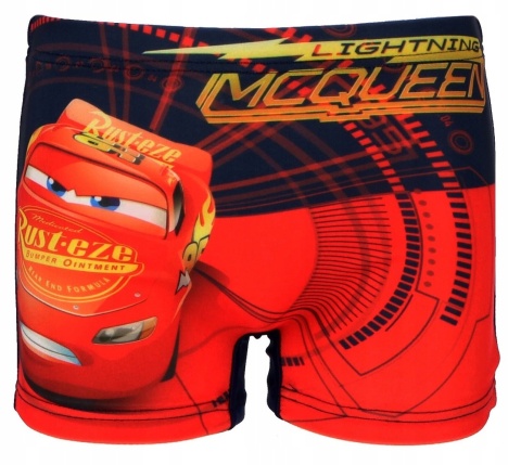 Kąpielówki bokserki AUTA ZYGZAK MCQUEEN 92/98