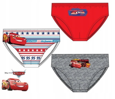Majtki AUTA ZYGZAK MCQUEEN majtki slipy chłopięce 92/98