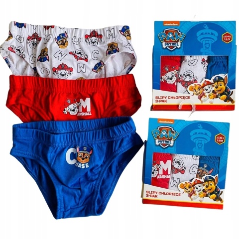 Majtki PSI PATROL slipy chłopięce majtki dziecięce 116/122