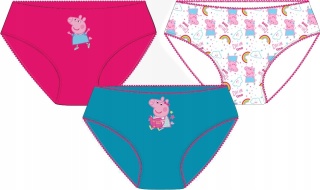 Majtki ŚWINKA PEPPA PIG majtki bawełniane figi dziecięce 3-pak 104/110