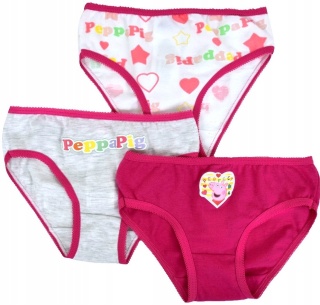 Majtki ŚWINKA PEPPA PIG majtki bawełniane figi dziecięce 3-pak 104/110