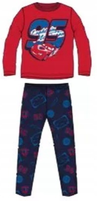 Piżama AUTA ZYGZAK MCQUEEN dziecięca piżama chłopięca długi rękaw 98