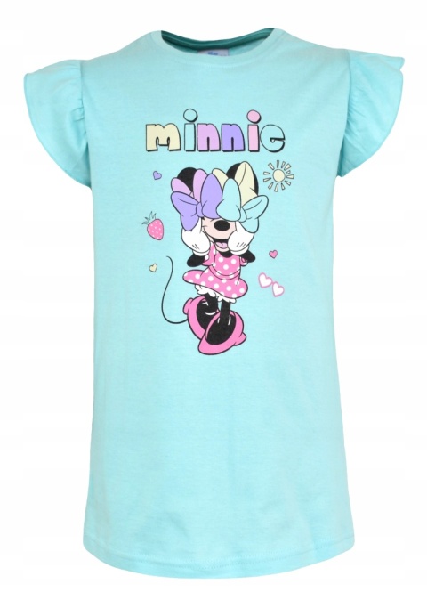 Piżama MYSZKA MINNIE koszula nocna dziecięca seledynowa 122